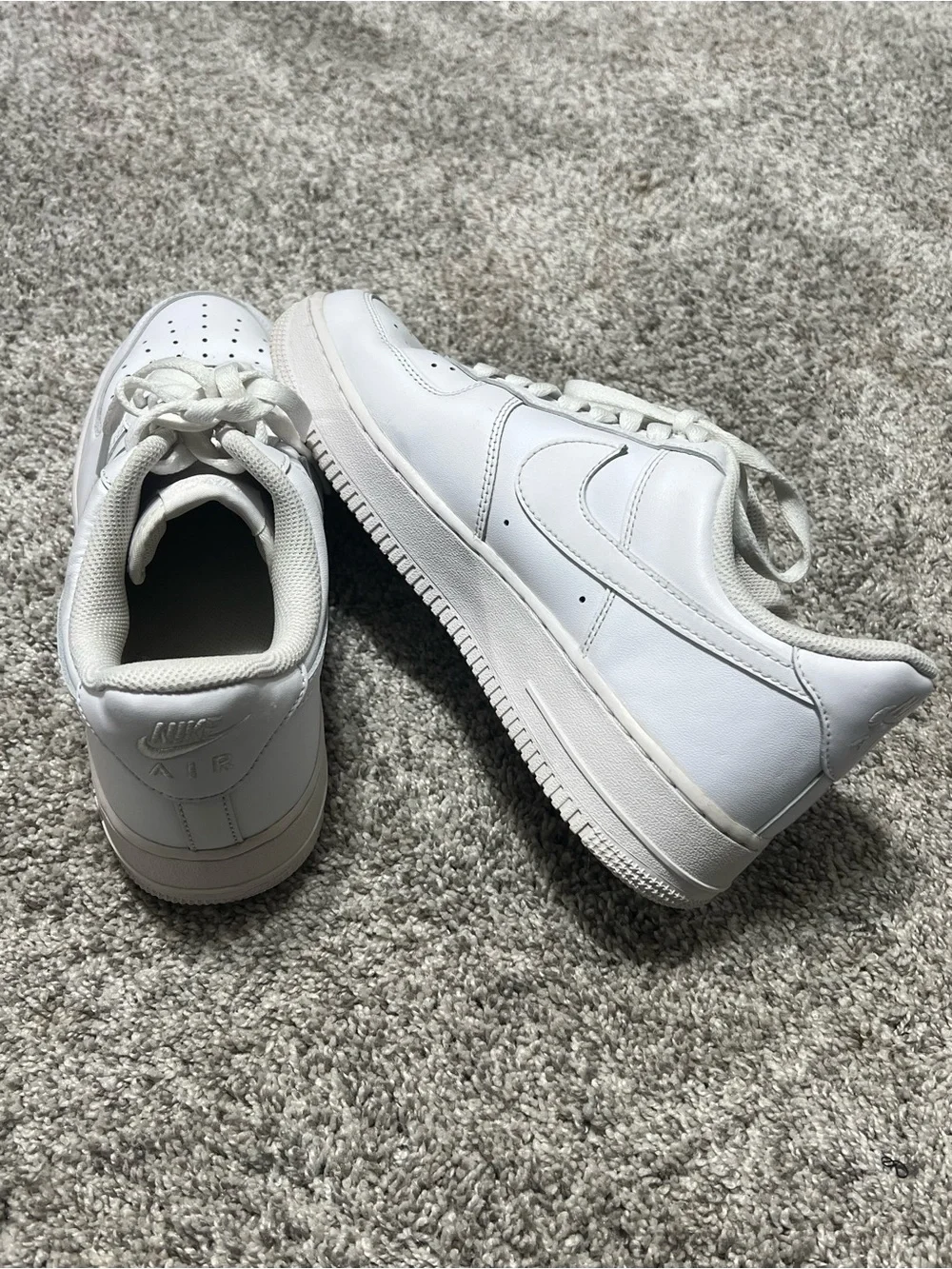 White Mens Air force 1 shoes - Classic Men’s Casual Shoe